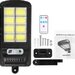 Lampa cu Incarcare Solara 150W, 120 LED-uri COB, telecomanda